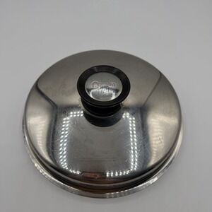 Vintage Amway Queen 8" Stainless Steel Lid ONLY Replacement for Sauce Pan